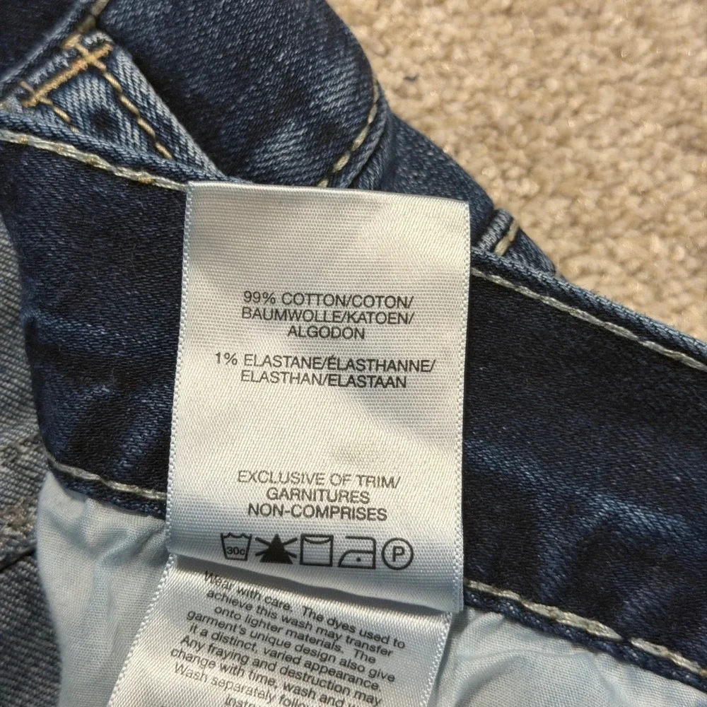 Silver Jeans Co Zac Jeans Mens 40x32 Blue Relaxed Straight